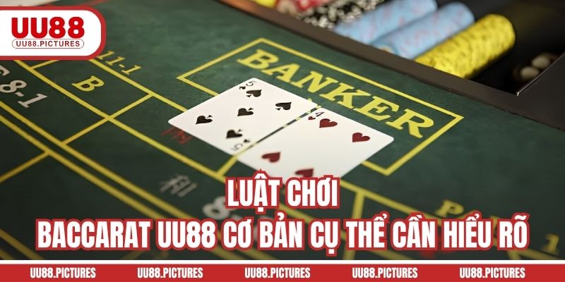 Luật chơi Baccarat UU88 cơ bản cụ thể cần hiểu rõ