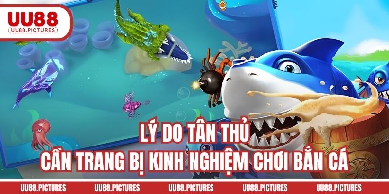 Lý do tân thủ cần trang bị kinh nghiệm chơi bắn cá